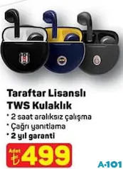TARAFTAR LİSANSLI TWS KULAKLIK fiyat ve kampanya bilgisi